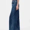 Mid Rise Knit Denim Baggy Jeans