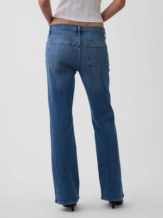 Mid Rise Relaxed Boot Jeans