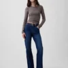 Mid Rise Relaxed Flare Jeans