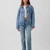 Mid Rise Relaxed Straight Jeans