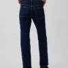 Mid Rise Relaxed Straight Jeans