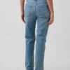 Mid Rise Relaxed Straight Jeans