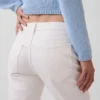 Mid Rise Relaxed Straight Jeans