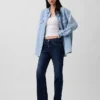 Mid Rise Relaxed Straight Jeans