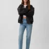 Mid Rise Relaxed Straight Jeans
