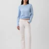 Mid Rise Relaxed Straight Jeans