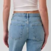 Mid Rise Relaxed Straight Jeans