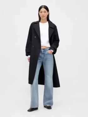 Mid Rise Rigid Relaxed Flare Jeans