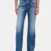 Mid Rise Rigid Relaxed Flare Jeans