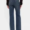 Mid Rise Rigid Relaxed Flare Jeans