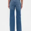 Mid Rise Rigid Relaxed Flare Jeans