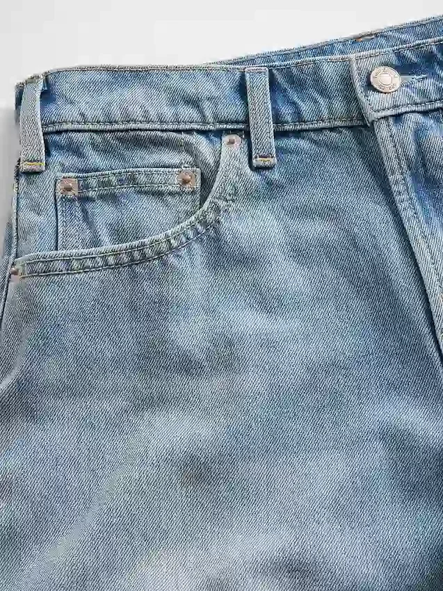 Mid Rise Rigid Relaxed Flare Jeans