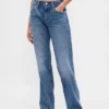 Mid Rise Rigid Relaxed Straight Jeans