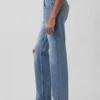 Mid Rise Rigid Relaxed Straight Jeans