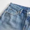 Mid Rise Rigid Relaxed Straight Jeans