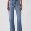 Mid Rise Straight Taper Jeans