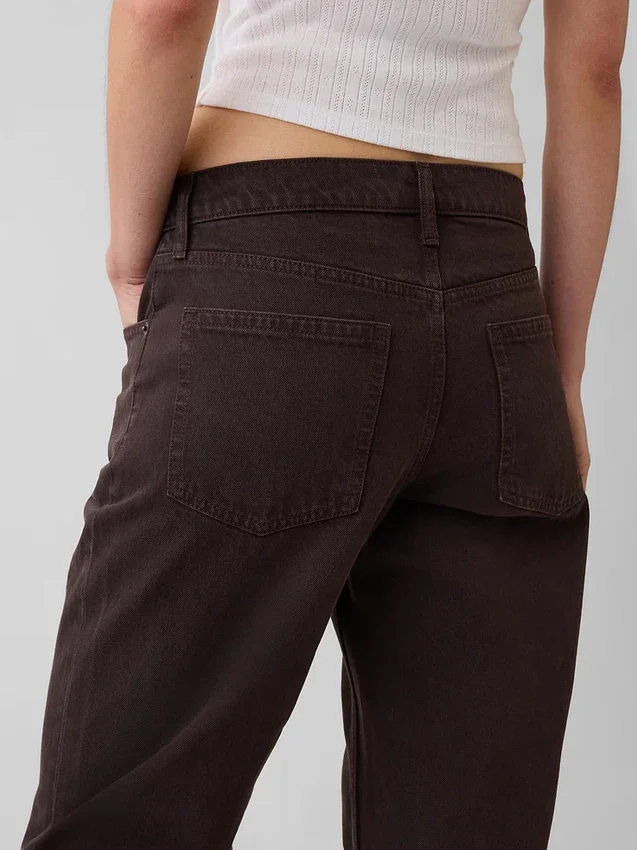 Mid Rise Straight Taper Jeans
