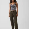 Mid Rise Straight Taper Jeans