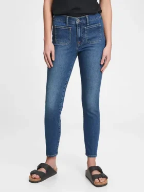 Mid Rise True Skinny Jeans