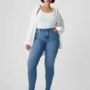 Mid Rise True Skinny Jeans