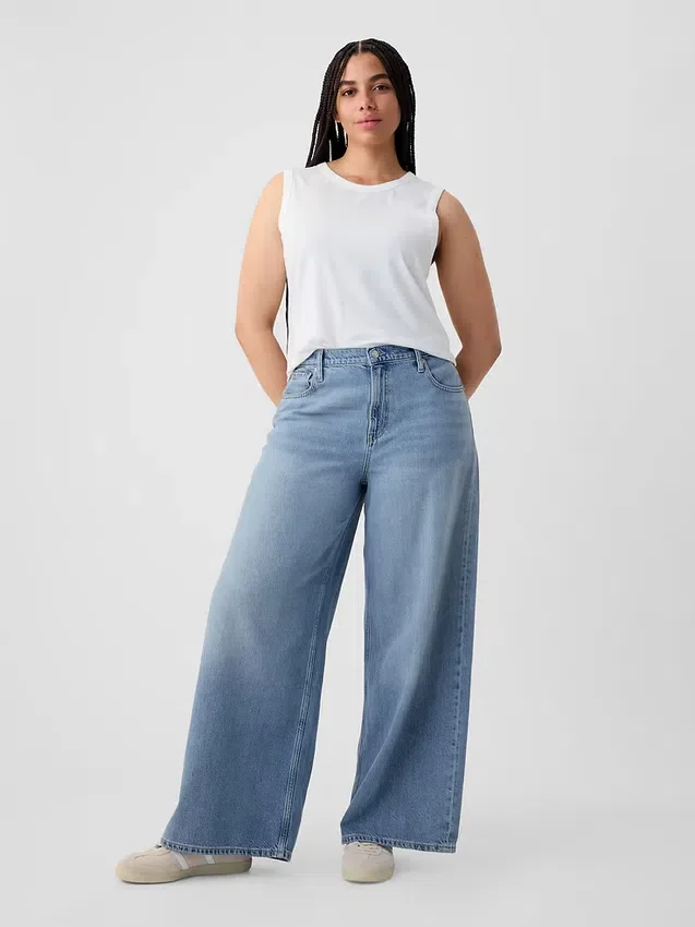 Mid Rise Ultrasoft Baggy Jeans