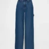 Mid Rise Ultrasoft Denim Baggy Trousers