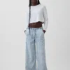 Mid Rise Ultrasoft Easy Baggy Jeans