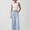 Mid Rise Ultrasoft Easy Baggy Jeans
