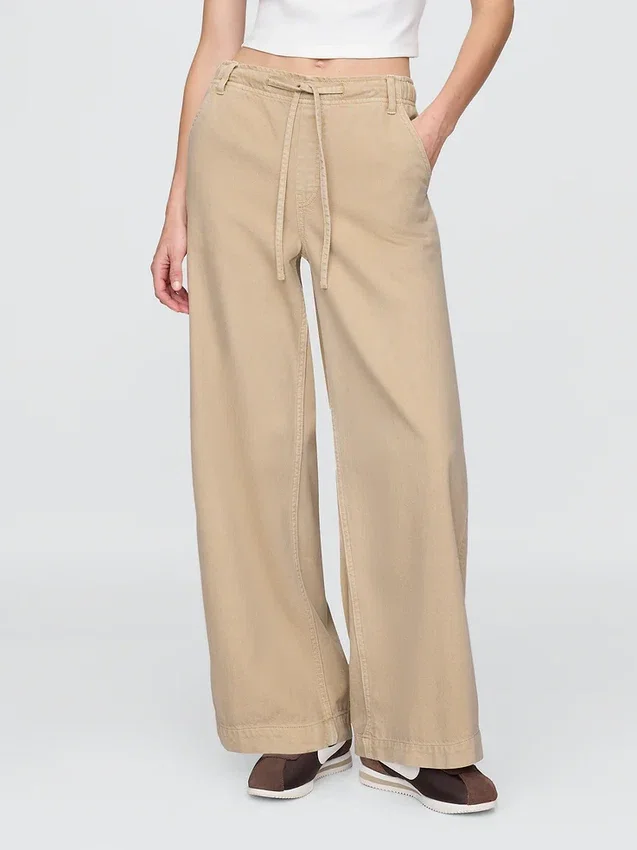 Mid Rise Ultrasoft Easy Baggy Jeans