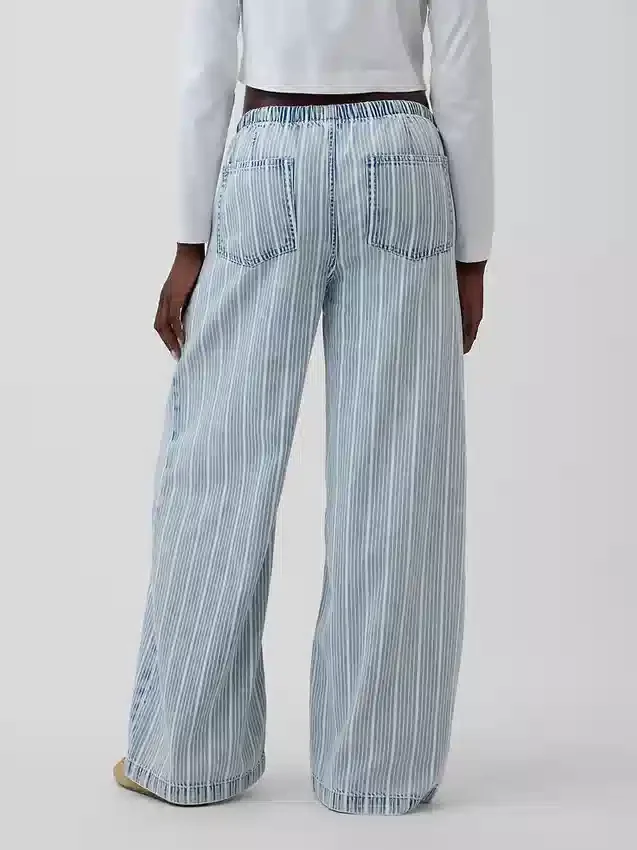 Mid Rise Ultrasoft Easy Baggy Jeans