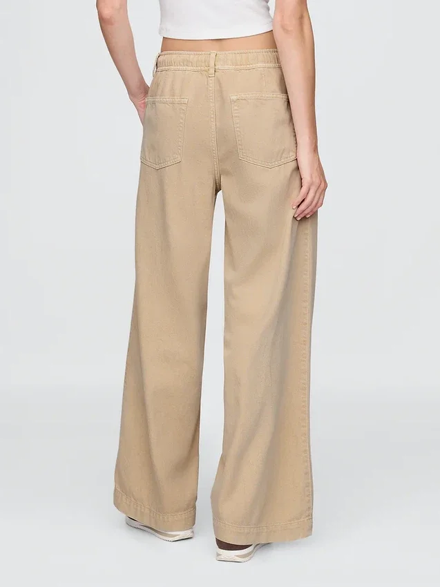 Mid Rise Ultrasoft Easy Baggy Jeans