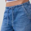 Mid Rise Ultrasoft Easy Baggy Jeans