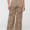 Mid Rise Ultrasoft Leopard Baggy Jeans