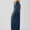Mid Rise Ultrasoft Studded Baggy Jeans