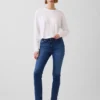 Mid Rise Vintage Slim Jeans
