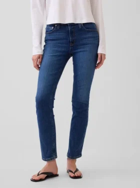 Mid Rise Vintage Slim Jeans