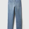 Mid Rise Vintage Slim Split-Hem Jeans