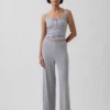 Mini Rib Lace Henley Pj Tank Top