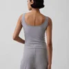 Mini Rib Lace Henley Pj Tank Top