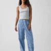 Mini Rib Lace-Trim Pj Tank Top
