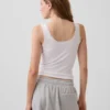 Mini Rib Lace-Trim Pj Tank Top