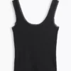 Mini Rib Lace-Trim Pj Tank Top