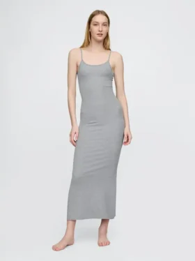 Mini Rib Pj Maxi Dress