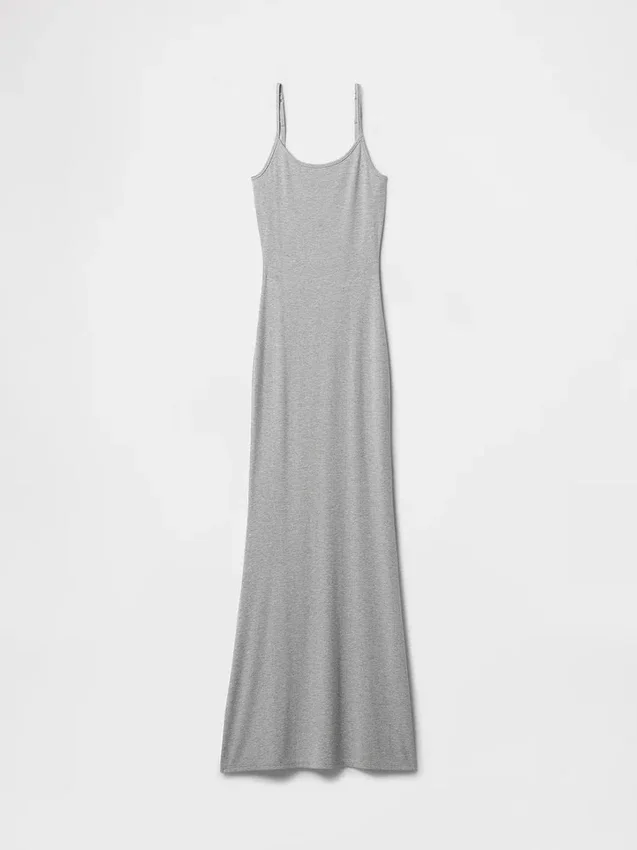 Mini Rib Pj Maxi Dress
