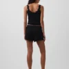 Mini Rib Relaxed Pj Shorts