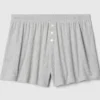 Mini Rib Relaxed Pj Shorts