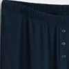 Mini Rib Wide-Leg Pj Pants