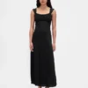 Mixed Media Maxi Dress