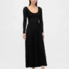 Mixed Media Maxi Dress