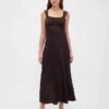 Mixed Media Maxi Dress